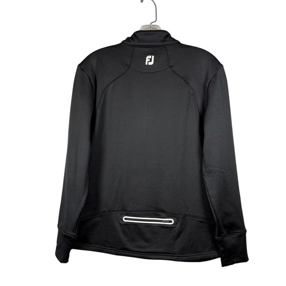 FootJoy X Barstool Sports Women's 1/4 Zip Pullover Performance, Black, Size M - Picture 2 of 9